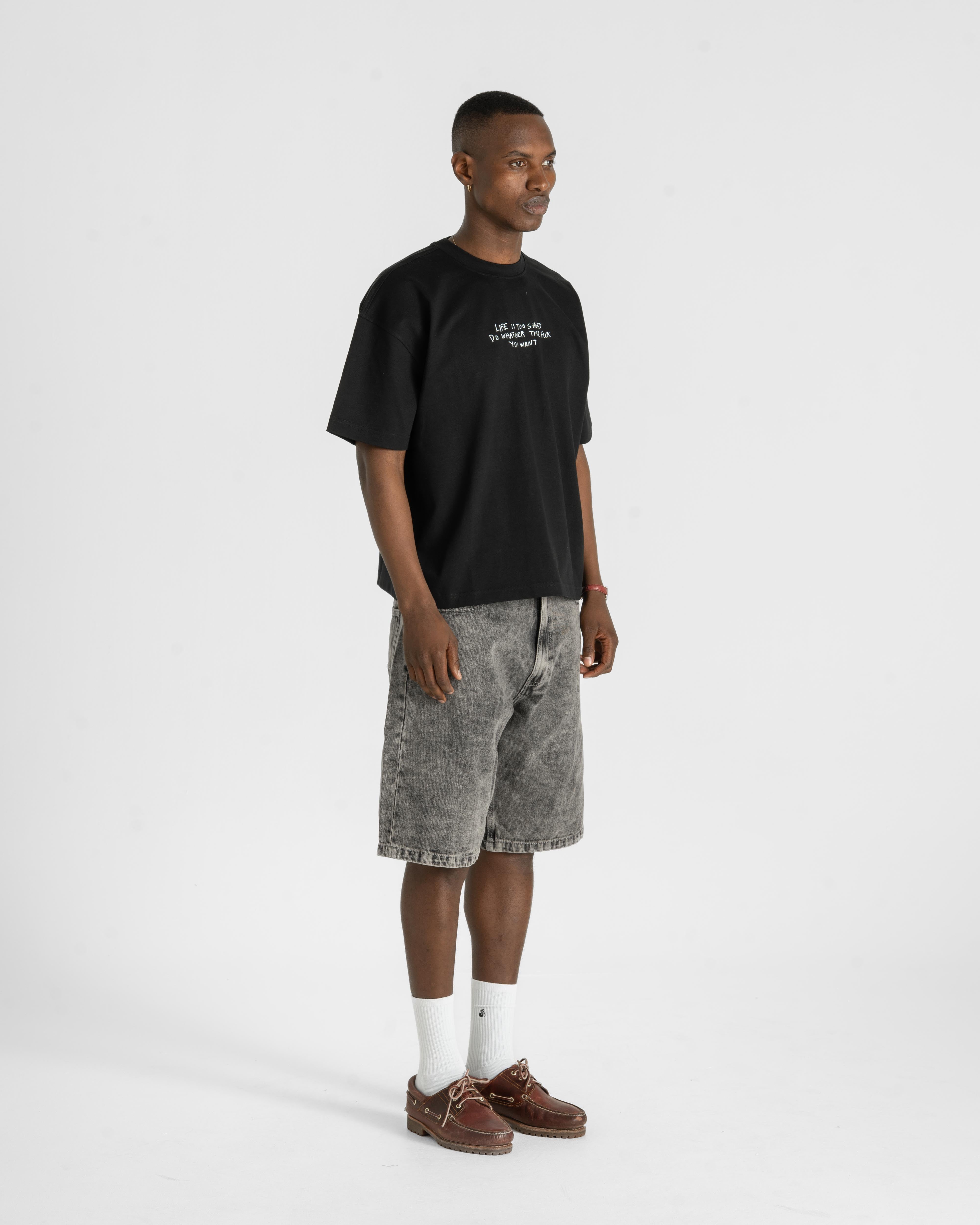 Jorts Washed Gray